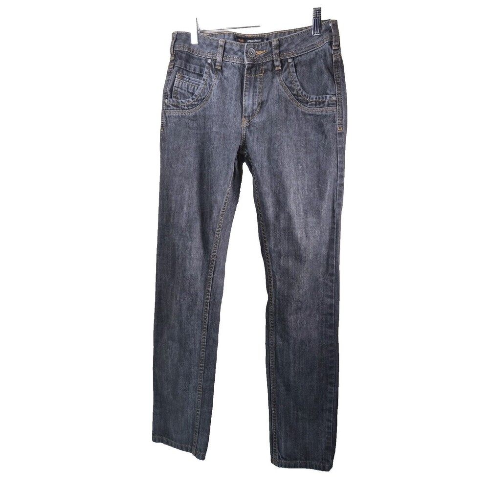 Angelo Litrico Urbndist Mens Jeans Charcoal Gray Tapered Denim 30x32